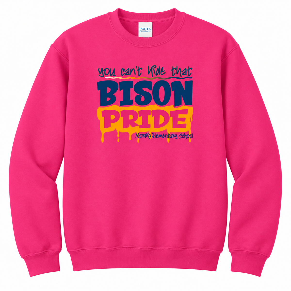 2025 Morris Elementary Bison Pride Crewneck Sweatshirt