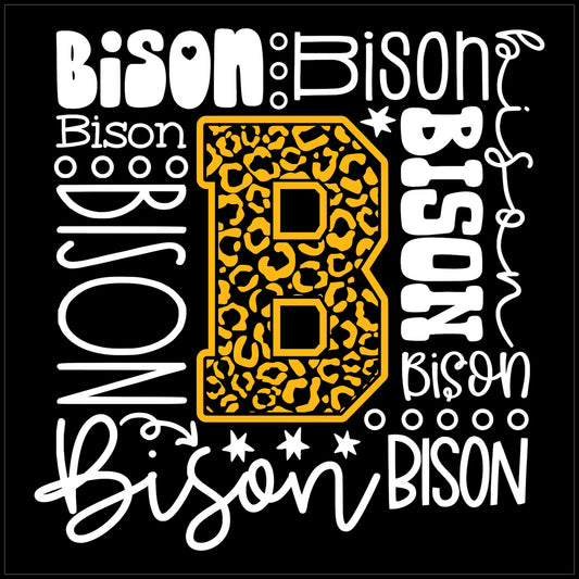 2024 Morris Elementary Bison Typography Apparel Collection