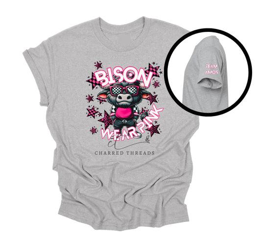 Bison Wear Pink Team Amos Apparel Collection