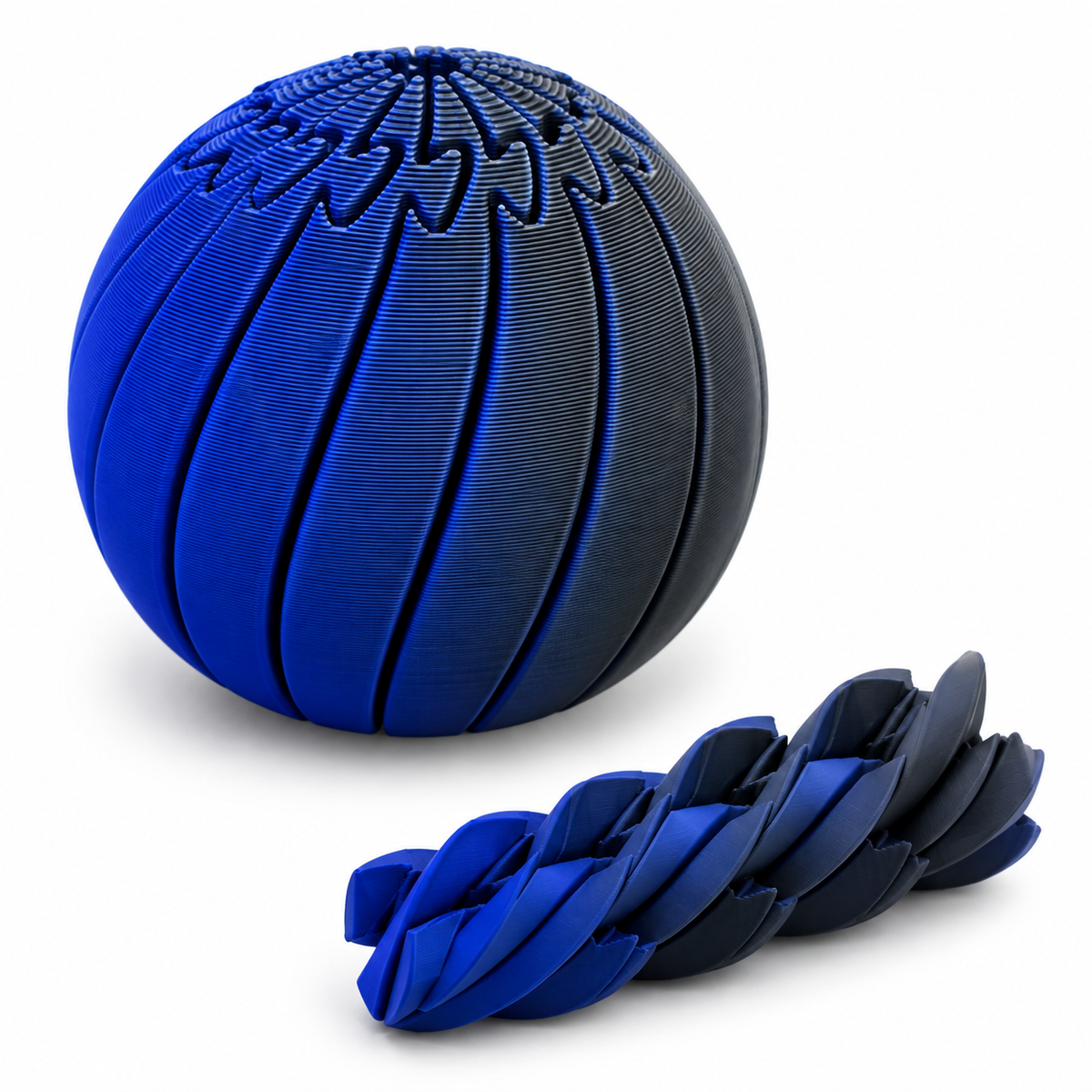 Twist & Bloom 3D Printed Fidget Ball