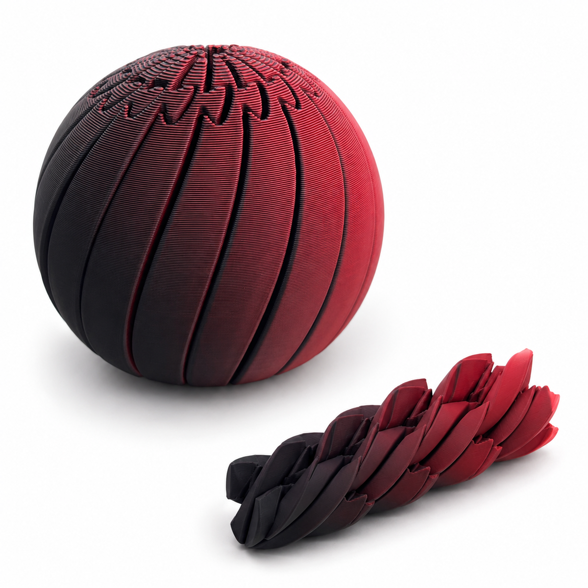 Twist & Bloom 3D Printed Fidget Ball