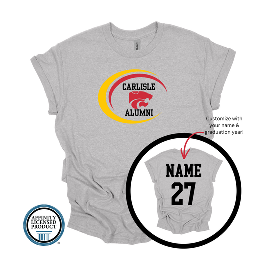 Carlisle Alumni Short Sleeve T-Shirt | Optional Personalized Back