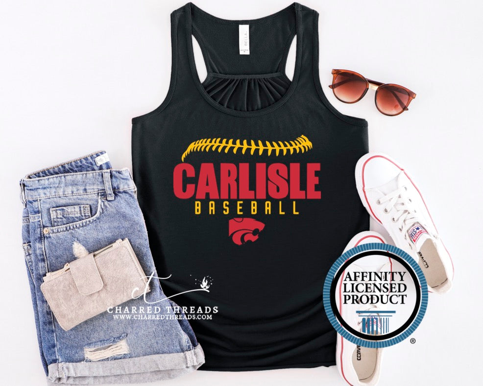 2024 Carlisle Baseball Racerback Tank Top