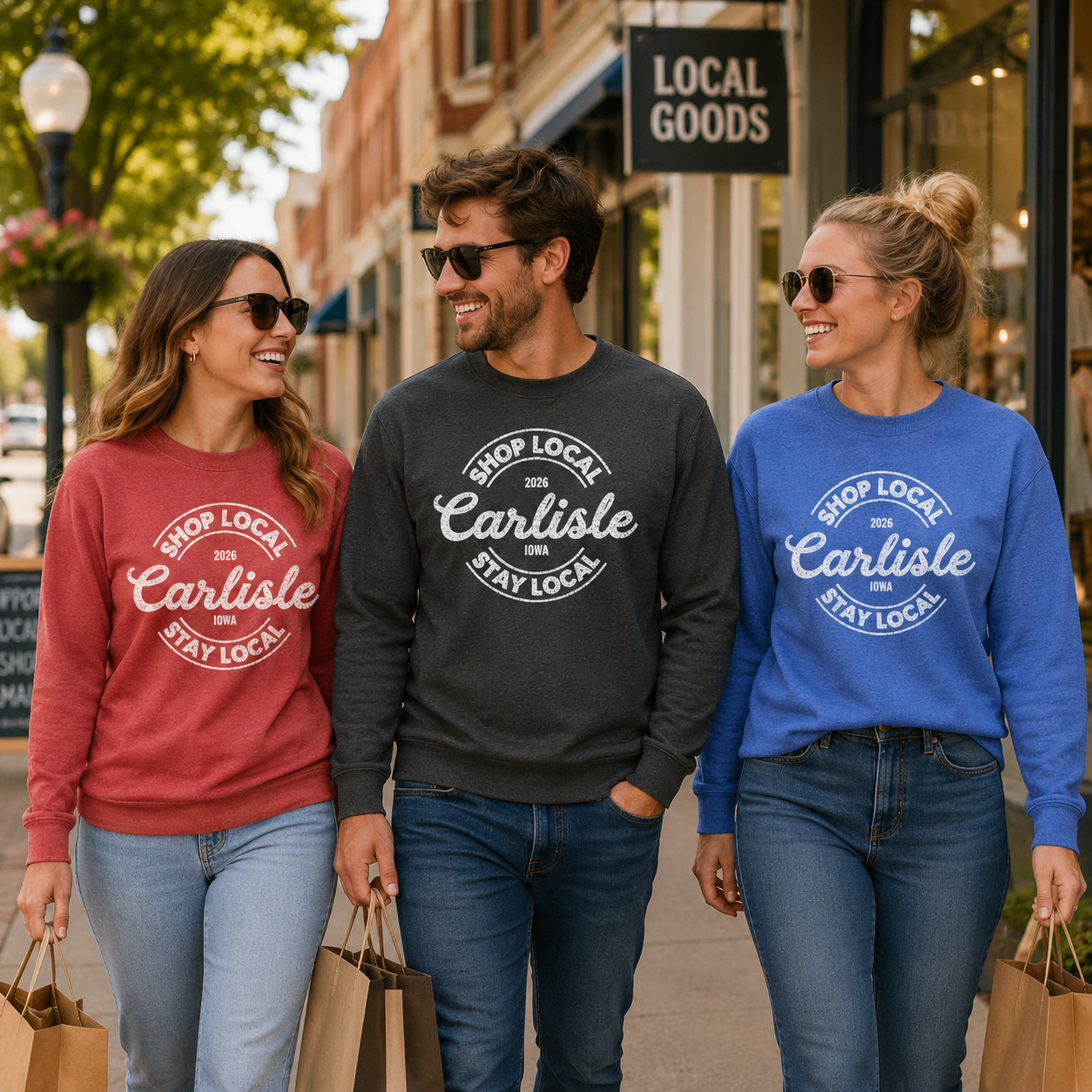 Carlisle Shop Local Stay Local 2026 Crewneck Sweatshirt