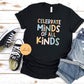 Celebrate Minds of All Kinds Short Sleeve Shirt
