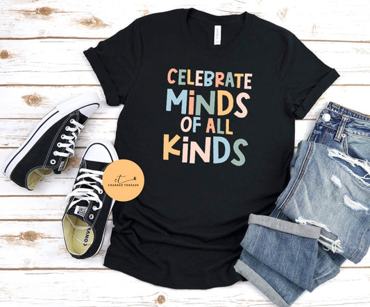 {MTO} Celebrate Minds of All Kinds Short Sleeve Shirt