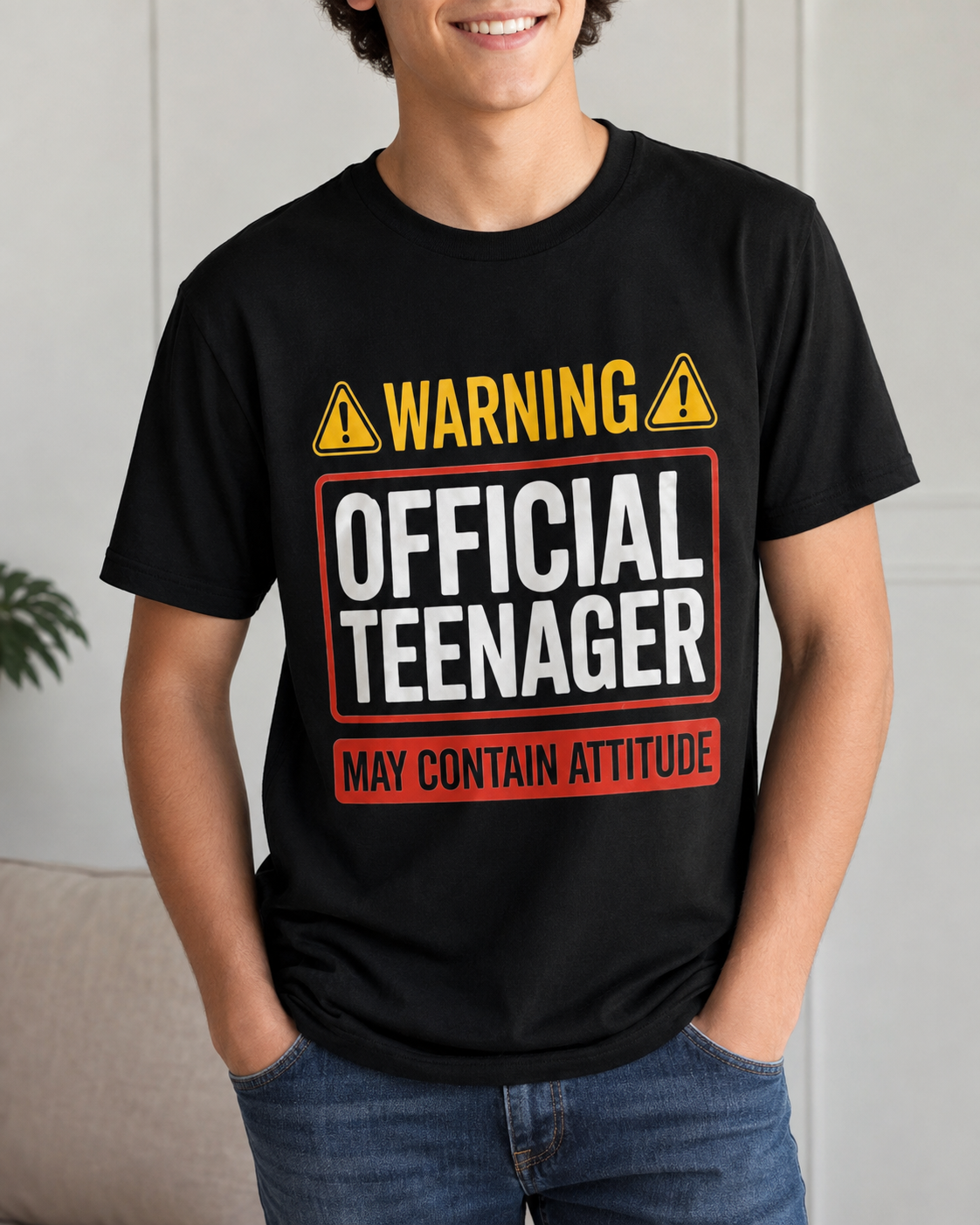 Official Teenager T-Shirt | Funny 13th Birthday Tee
