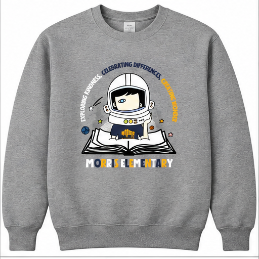 2025 Morris Elementary Creating Wonder Crewneck Sweatshirt