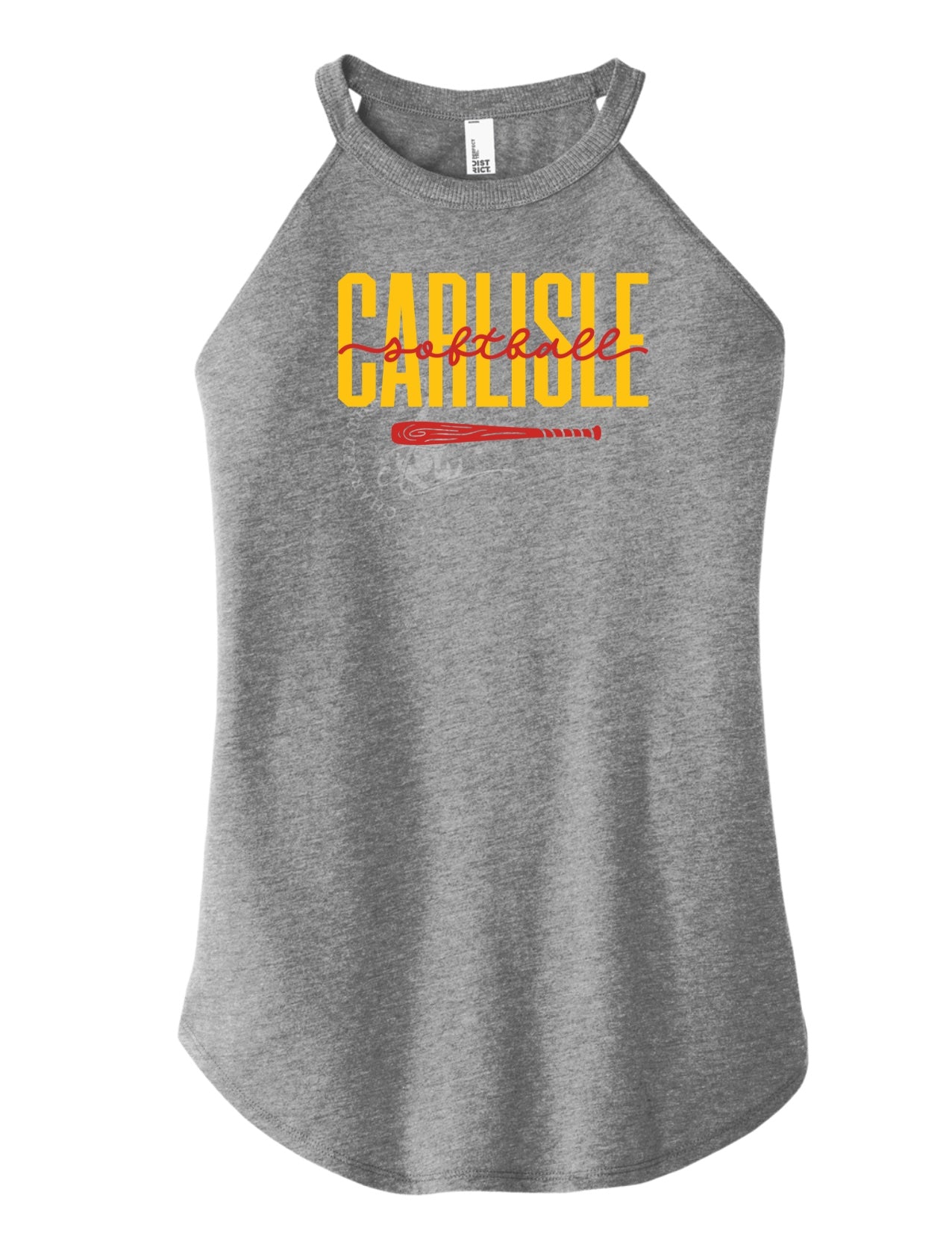 Carlisle Wildcats Softball Perfect Tri Rocker Tank | Women’s Carlisle Softball Tank