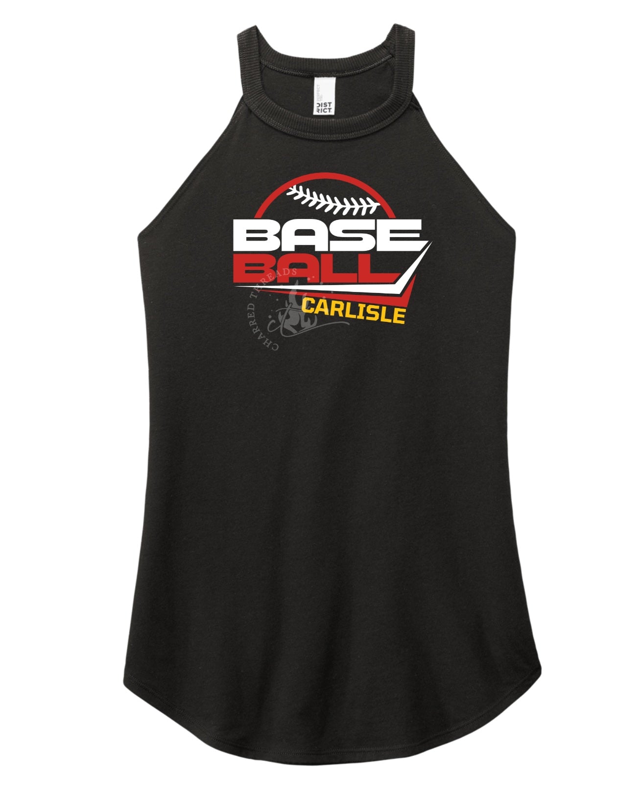 Carlisle Base Ball Modern Block Perfect Tri Rocker Tank | Women’s Carlisle Baseball Tank