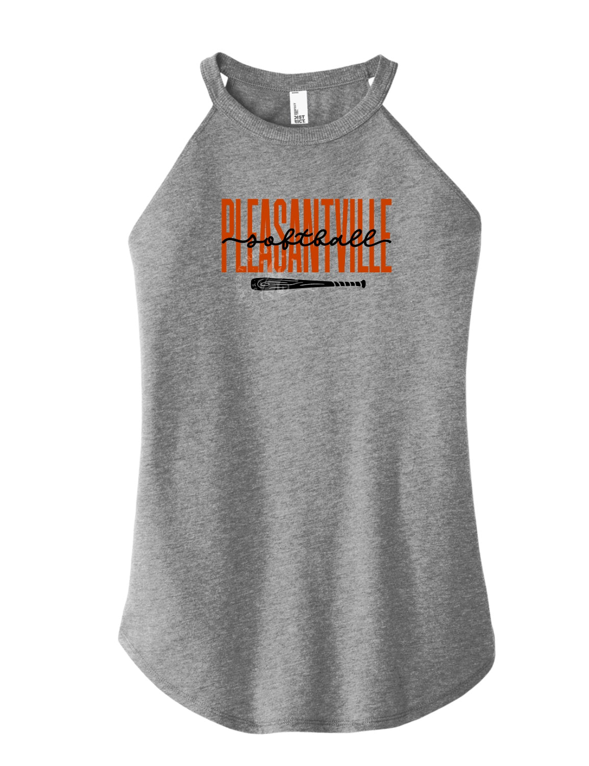 Pleasantville Trojans Softball Perfect Tri Rocker Tank | Women’s Pleasantville Softball Tank