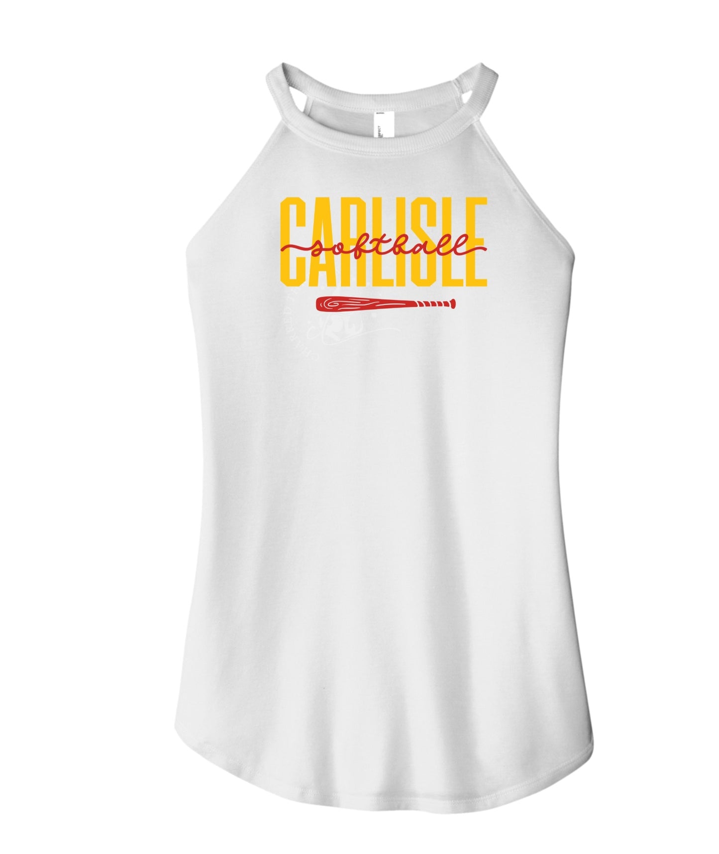 Carlisle Wildcats Softball Perfect Tri Rocker Tank | Women’s Carlisle Softball Tank