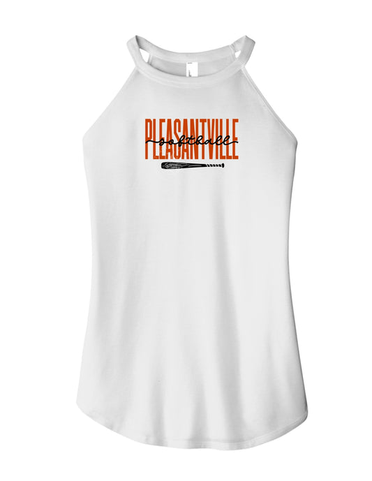 Pleasantville Trojans Softball Perfect Tri Rocker Tank | Women’s Pleasantville Softball Tank