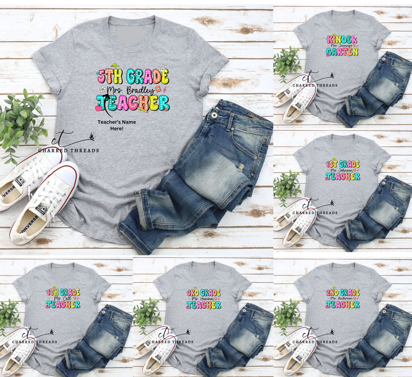 Grade Level Doodle Dots Short Sleeve Graphic T-Shirt