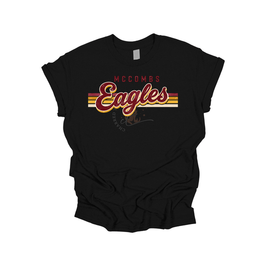 2026 McCombs Eagles Retro Lines T-Shirt