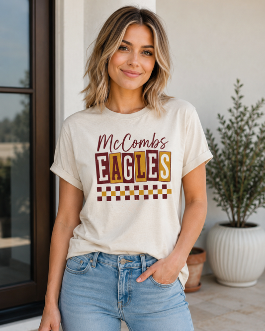 2026 McCombs Eagles Retro Spirit T-Shirt