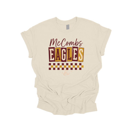 2026 McCombs Eagles Retro Spirit T-Shirt