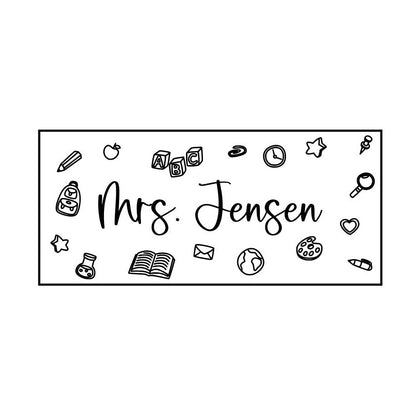Personalized Dry Erase Marker/Whiteboard Eraser