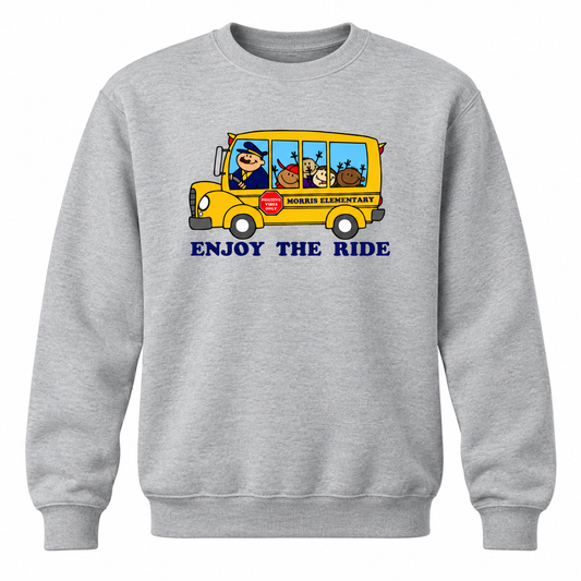 2021 Morris Elementary Enjoy the Ride Crewneck Sweatshirt