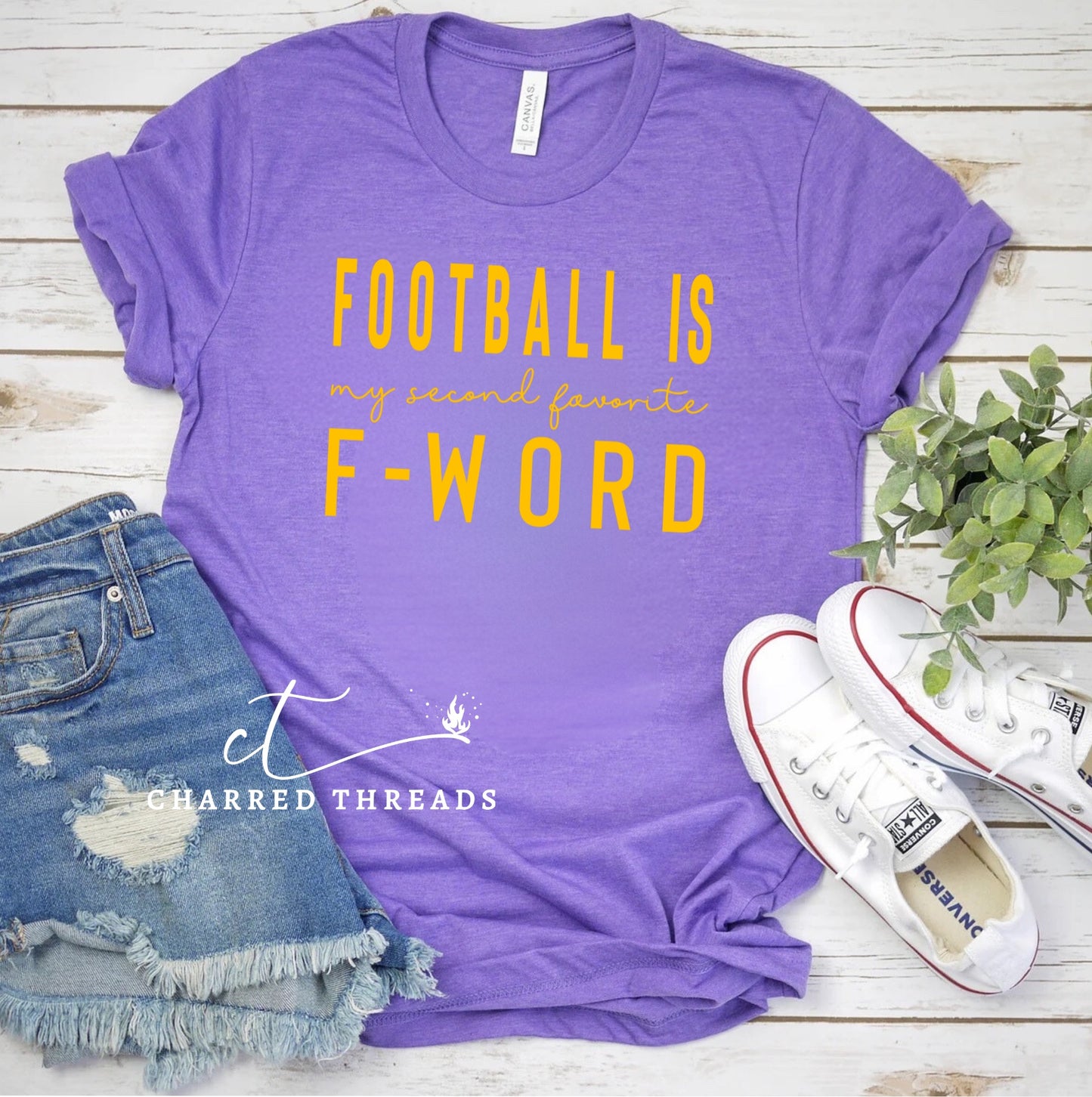 Football is my second favorite F-Word Short Sleeve Shirt