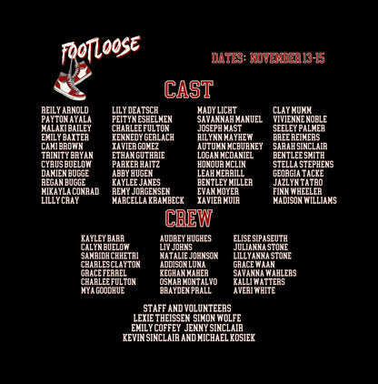 2026 Carlisle High School Production Presents Footloose the Musical