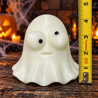 Glow-in-the-Dark Goofy-Eyed Ghost | Monster Collection