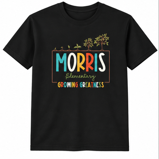 2024 Morris Elementary Growing Greatness Short Sleeve T-Shirt