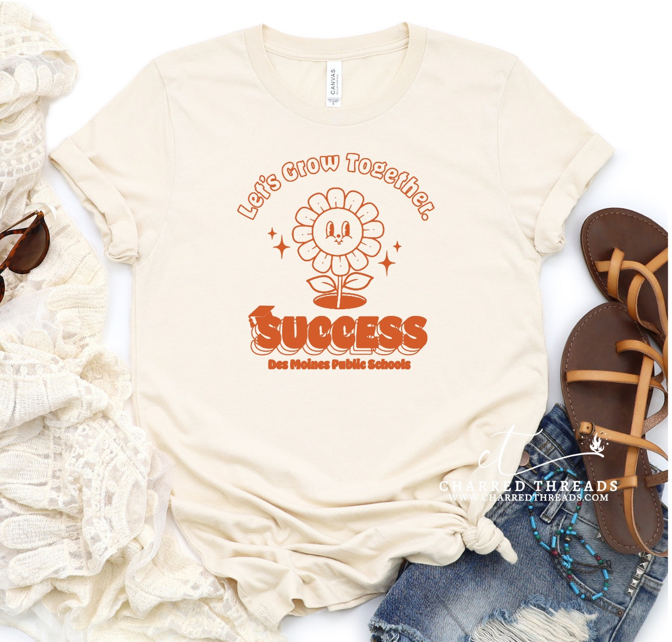 2024 Let’s Grow Together DMPS Success Short Sleeve Shirt