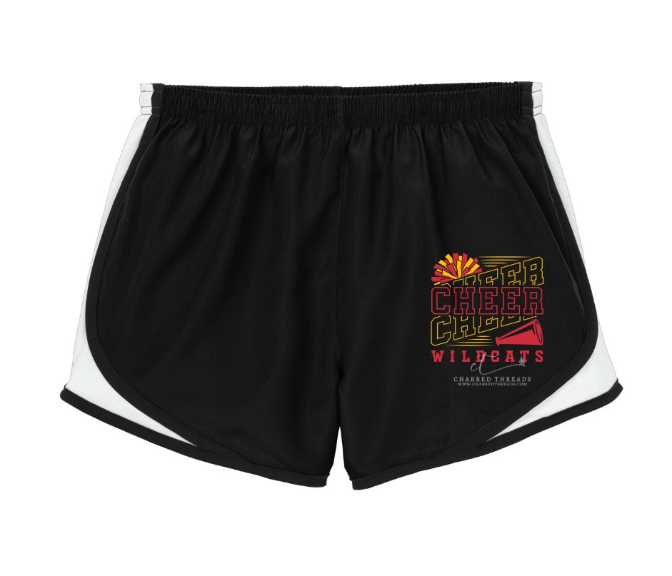 Wildcats Pom Power Cheer Collection | Tee, Crewneck, Hoodie, Shorts, or Joggers | Infant–Adult Sizes