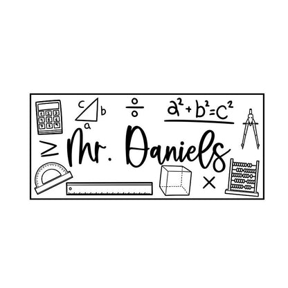 Personalized Dry Erase Marker/Whiteboard Eraser