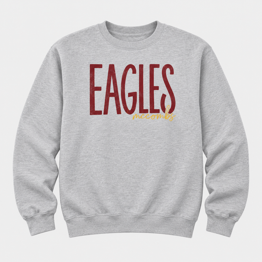 2026 McCombs Eagles Bold Spirit Crewneck Sweatshirt