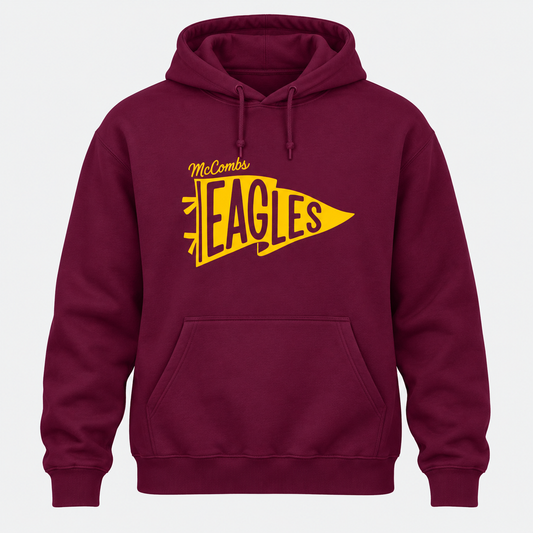 2026 McCombs Eagles Pennant Hooded Sweatshirt