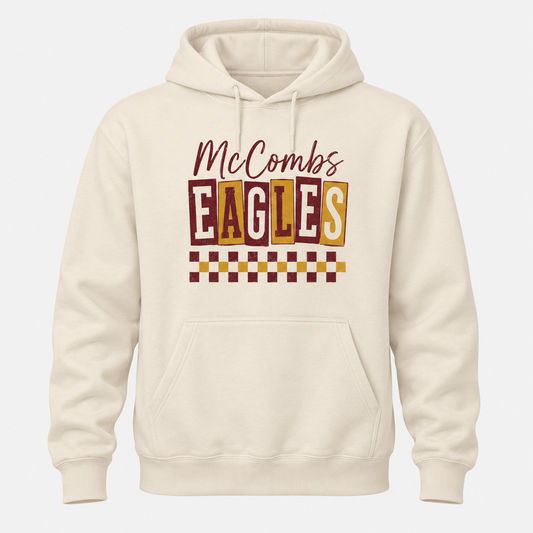 2026 McCombs Eagles Retro Spirit Hooded Sweatshirt