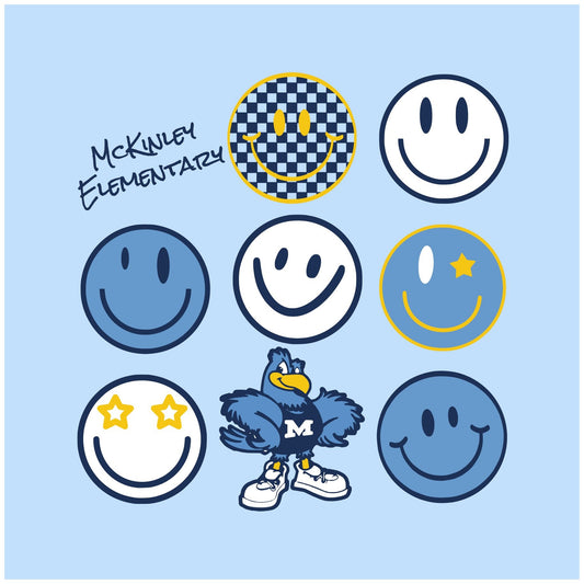 2025 McKinley Elementary Smiley Mascot Apparel Collection