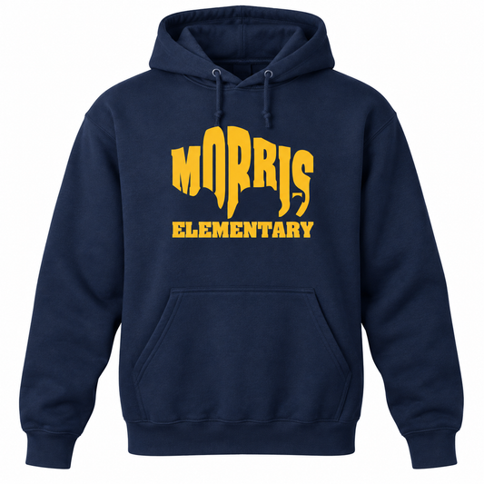 2020 Morris Elementary Bison Hooded Sweatshirt