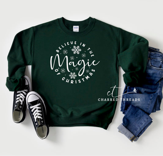 Believe in the Magic of Christmas Crewneck Sweatshirt