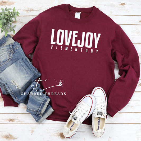 2024 Lovejoy Elementary Graphic Crewneck Sweatshirt