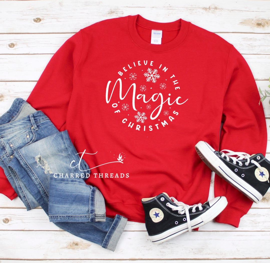 Believe in the Magic of Christmas Crewneck Sweatshirt