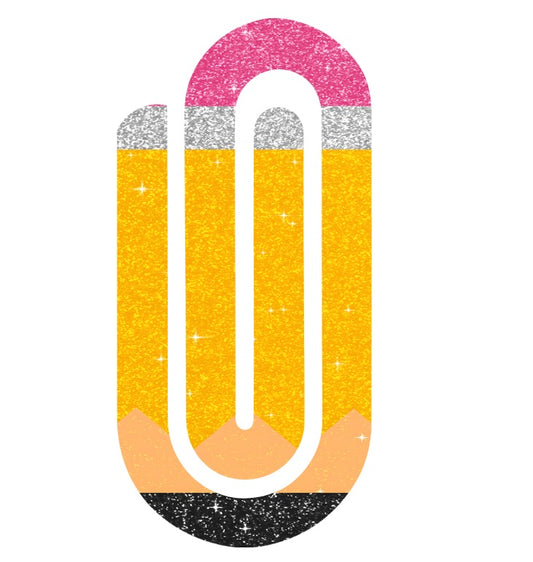 Jumbo Acrylic Paper Clip Bookmark