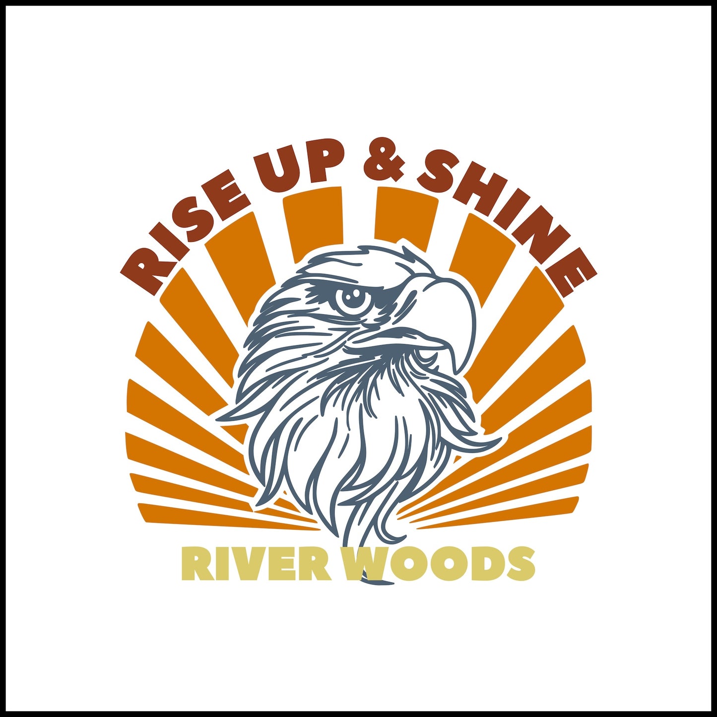 2021 River Woods Elementary Eagle Rise Up & Shine Apparel Collection