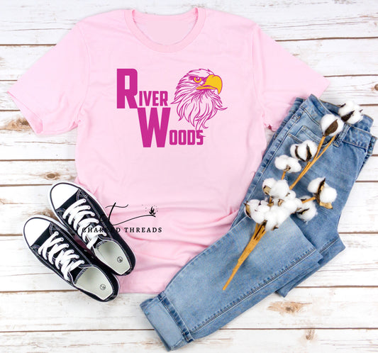 2024 River Woods w/Eagle Head Graphic Short Sleeve T-Shirt