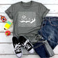 Personalized Name and Position Short Sleeve Graphic T-Shirt