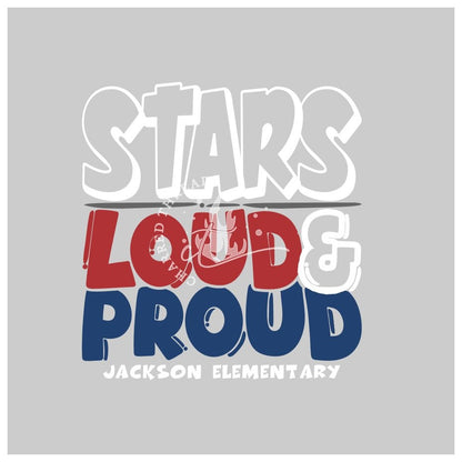 2025 Jackson Elementary Stars Loud & Proud Apparel Collection