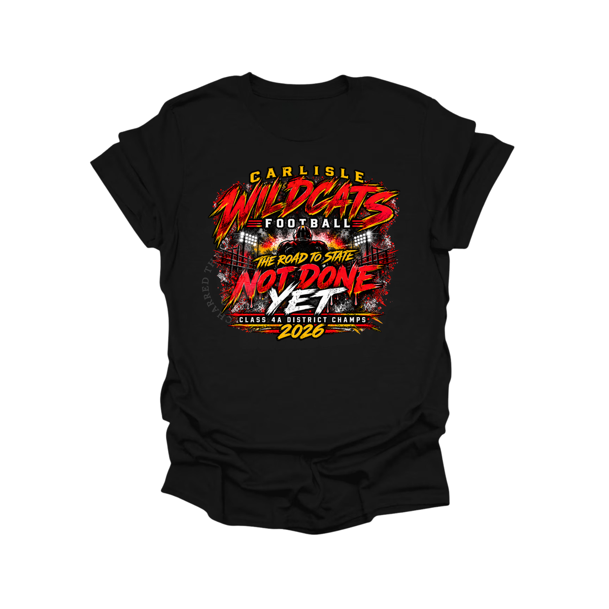 Carlisle Wildcats Football | Road to State 2026 | District Champs Apparel