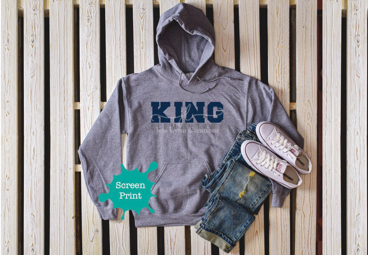 2021 King Elementary Hooded Sweatshirt