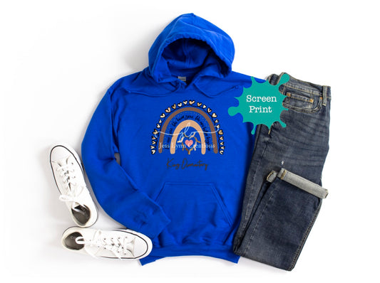 2021 King Elementary Boho Rainbow Hooded Sweatshirt