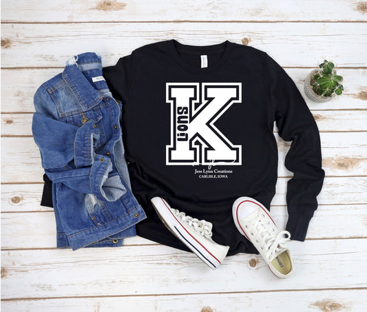 2022 King Elementary Lions Long Sleeve Shirt