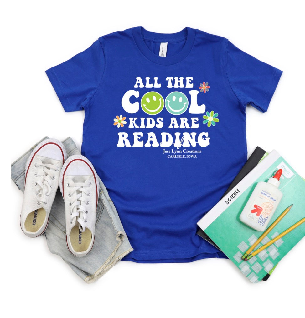 All the Cool Kids Are Reading Short Sleeve Shirt