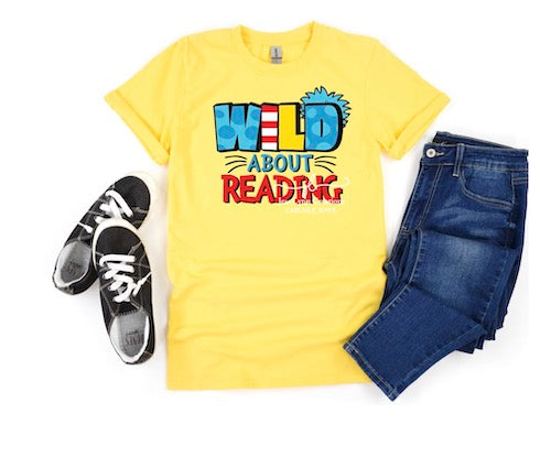 Wild About Reading Short Sleeve Shirt